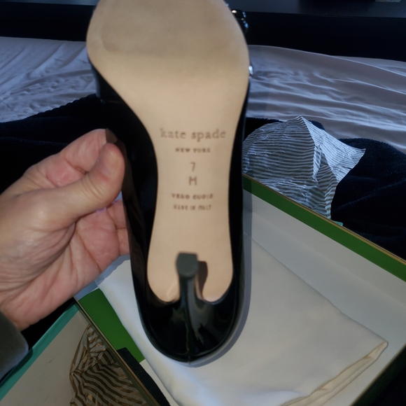 Kate Spade Glossy Black Heels - Picture 10 of 12